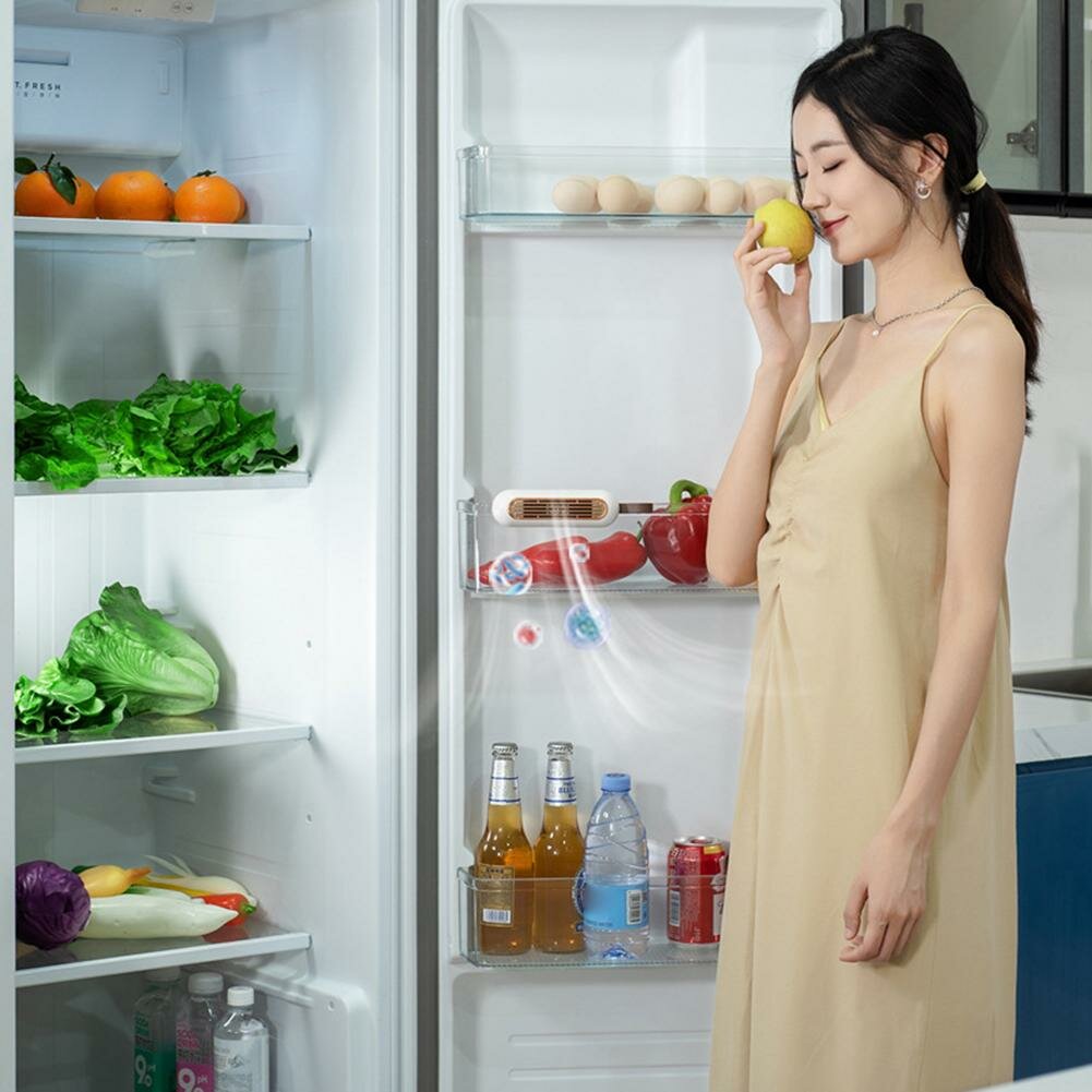 Картинки Дезодорирующий дезинфектор для холодильника Xiaomi BEHEART W8 белый