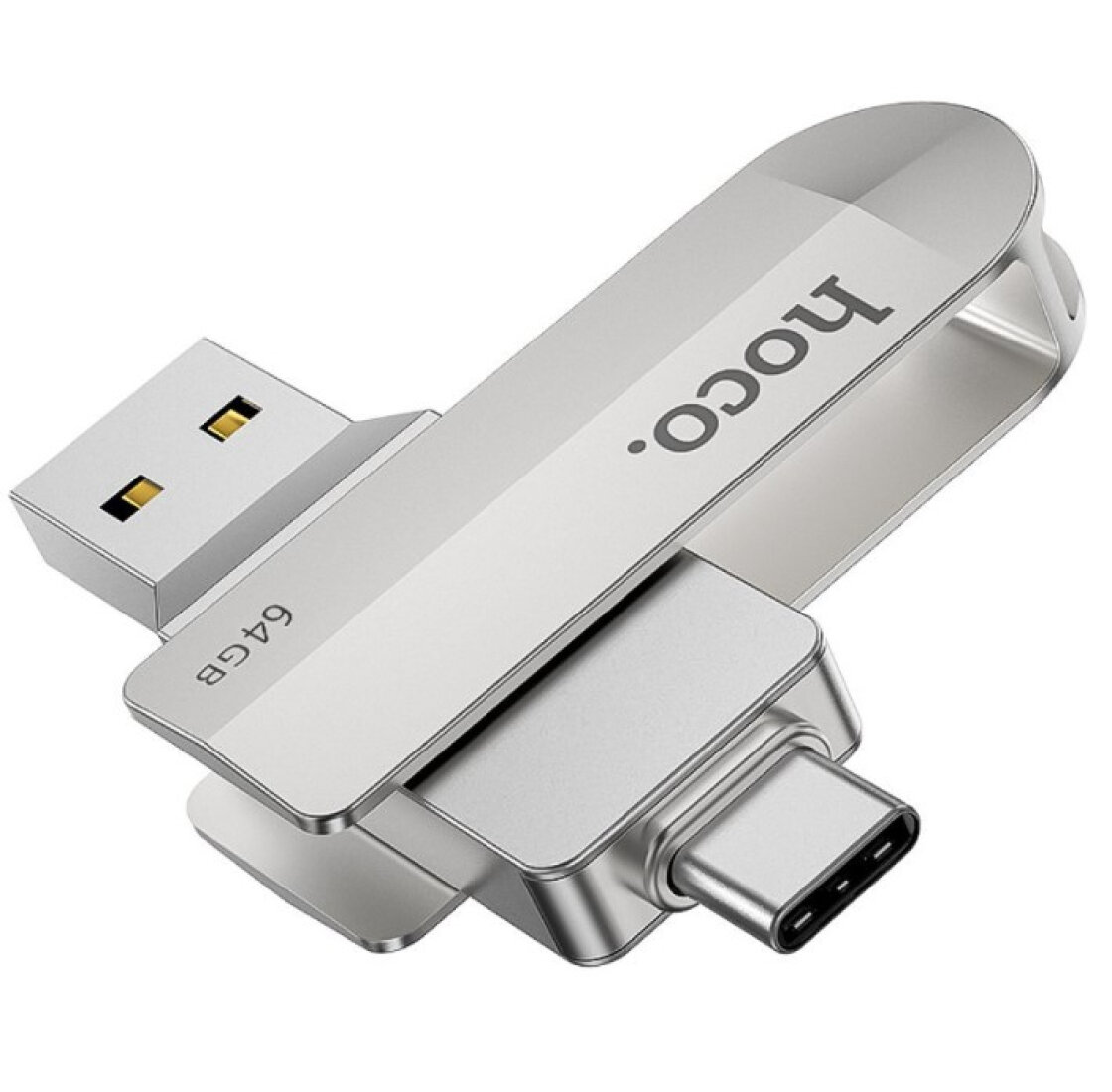 USB Flash Drive 64GB Smart Type-C (UD10) 2 в 1, скорость записи 15-30 МБ/С, скорость чтения 80-120МБ/С