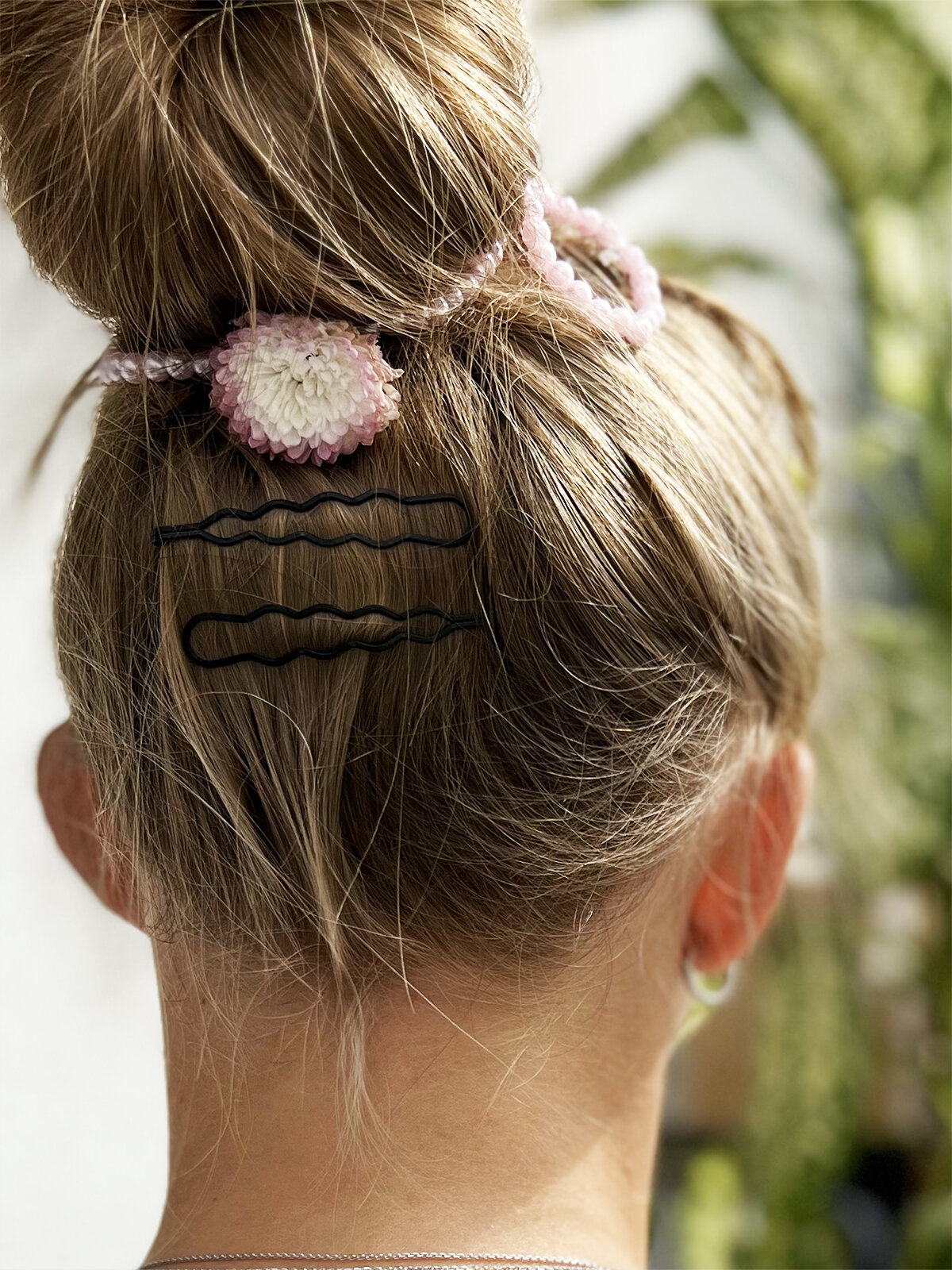 Набор невидимок LovelyHeirstyle, металл, прямой, для женщин, чёрные, 6 шт. — фото 1