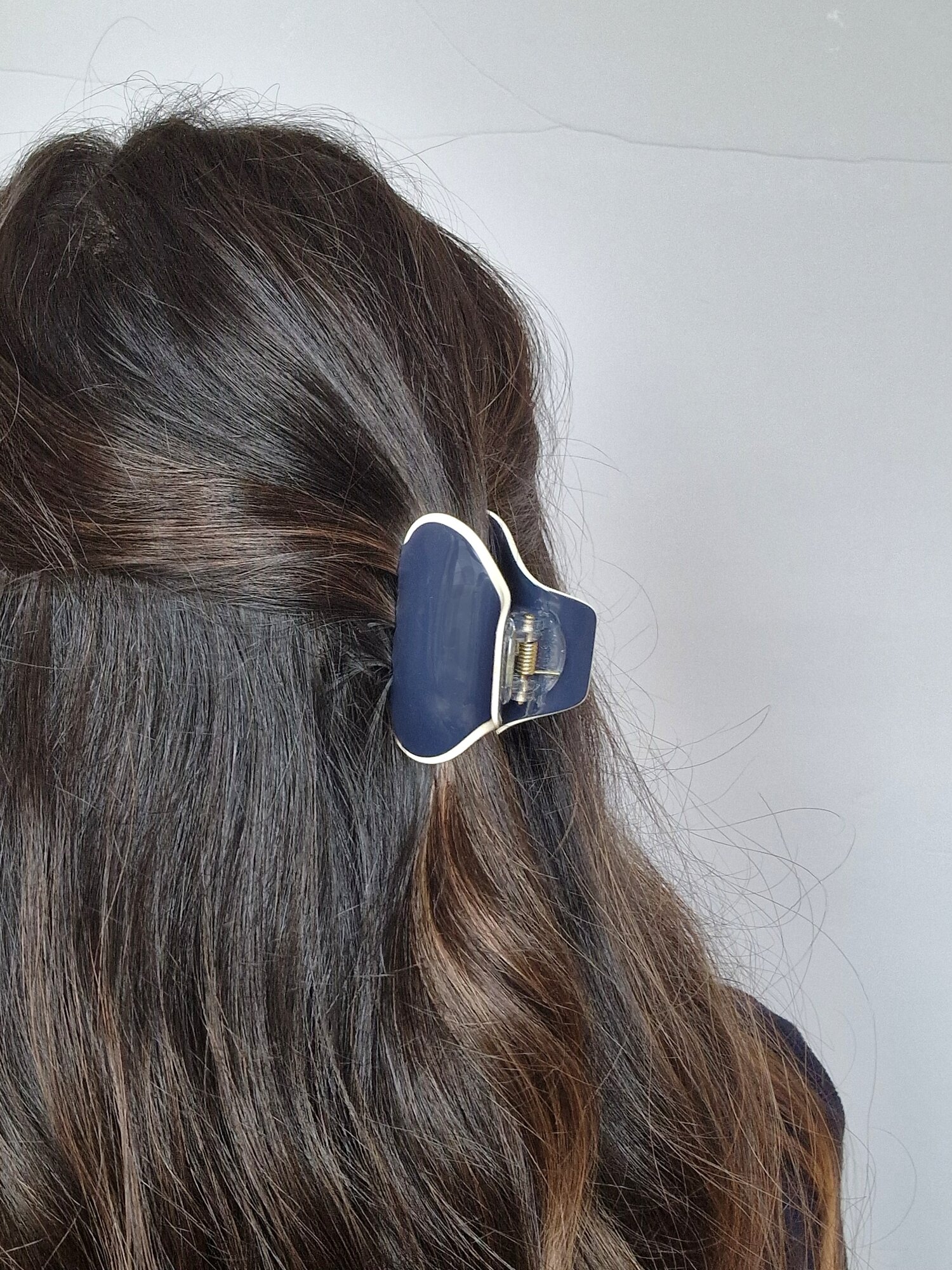 Краб для волос 6 см, темно-синий, MONTE VITA, 457022 — фото 1