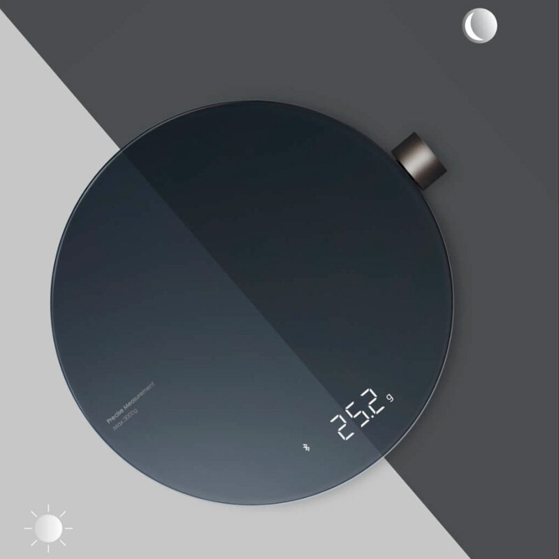 Изображение Кухонные весы Xiaomi Monkey Hoto Smart Kitchen Scale черный ЖК