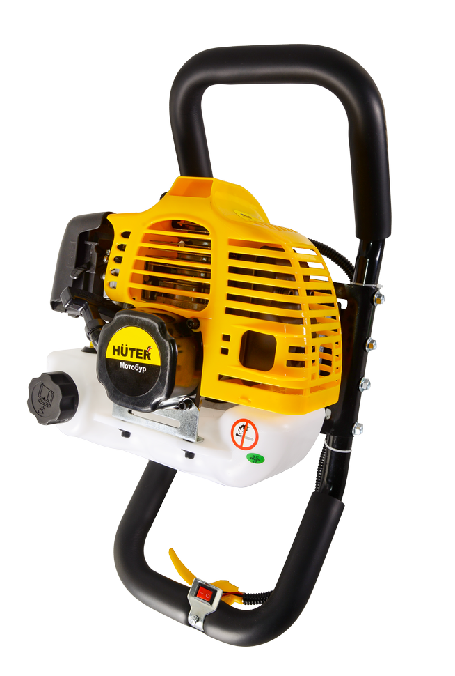 Мотобур Huter GGD-80 PRO двухтактный 2 кВт 52 см³ бак 1.25 л