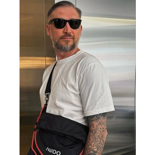 Сумка кросс-боди NODO, фактура матовая, черный