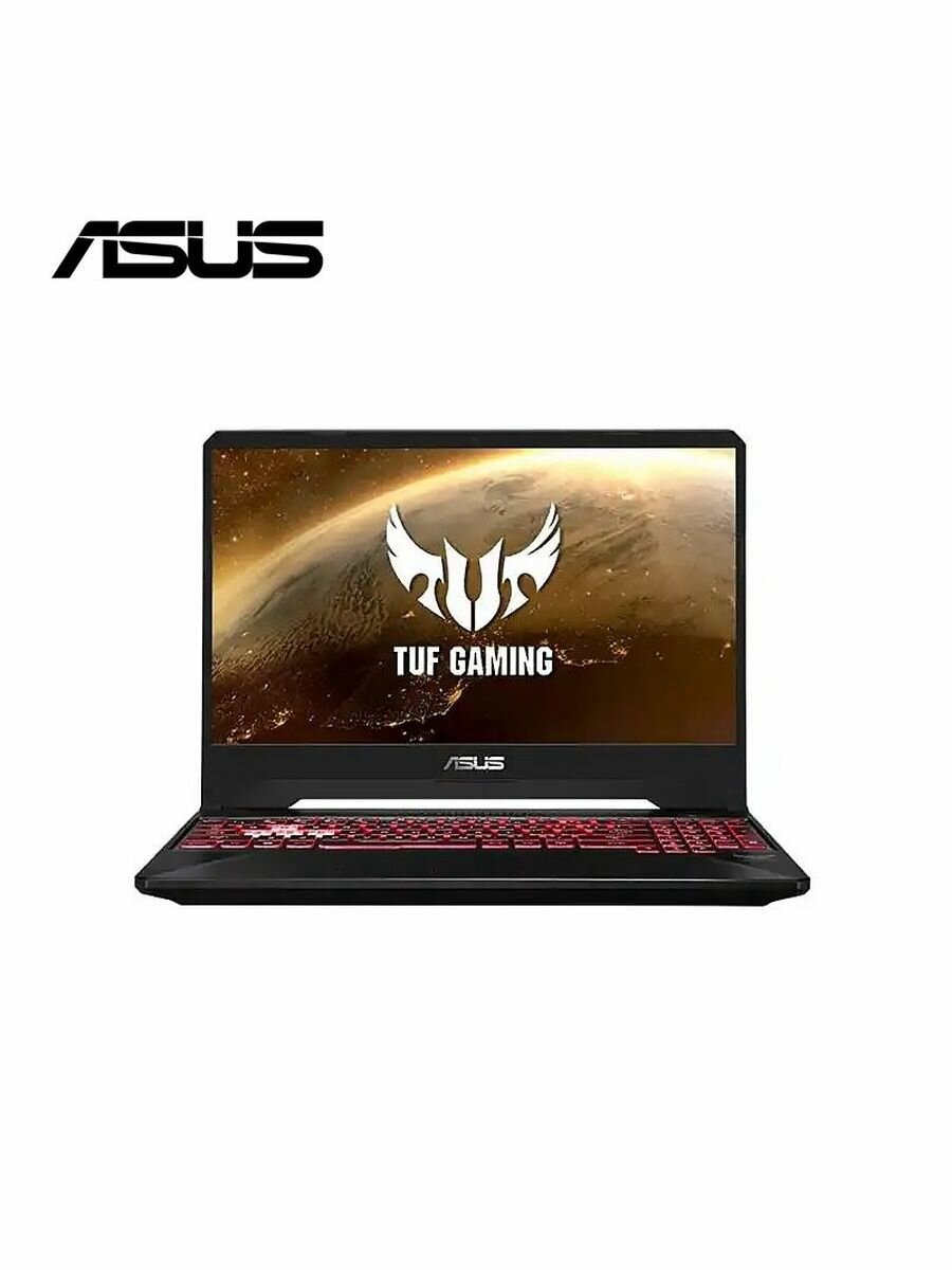 ASUS TUF Ноутбук 15.6", Intel Core i7-9750H, RAM 16 ГБ, SSD, Windows Pro, серебристый, Английская раскладка