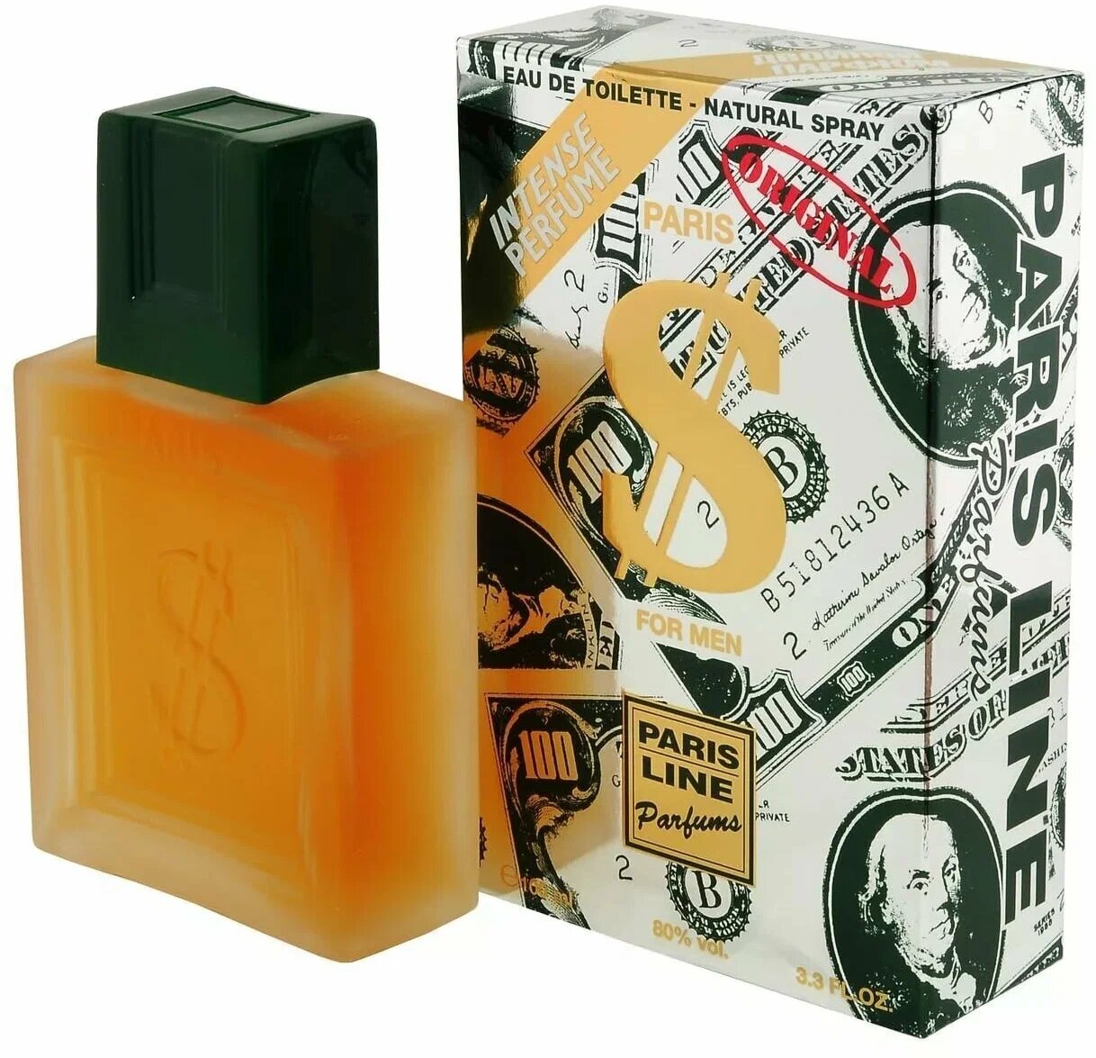 Туалетная вода Paris Line Parfums Dollar, мужская, древесные ноты, 100мл