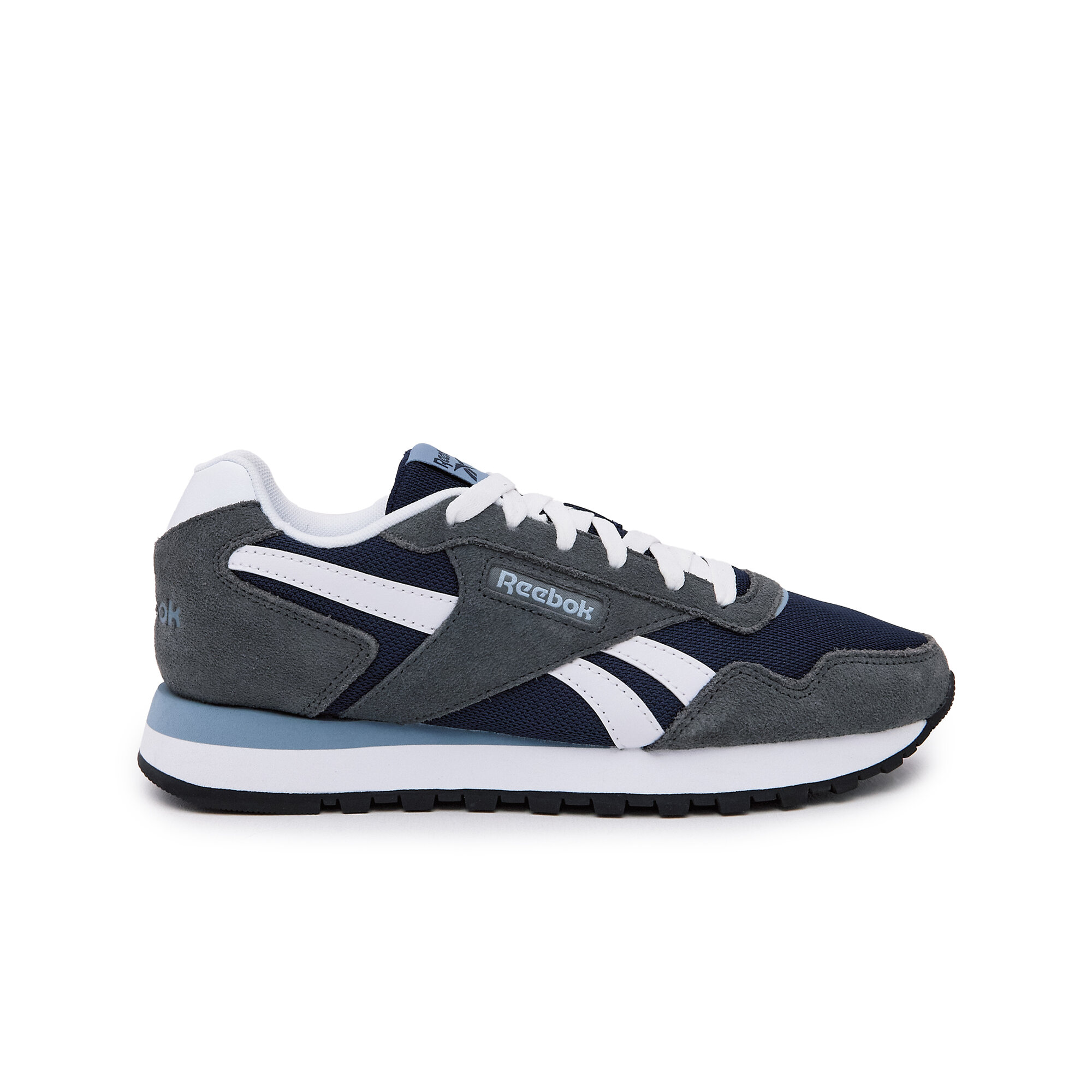 Кроссовки Reebok Glide, размер 8,5 US, синий/серый/белый