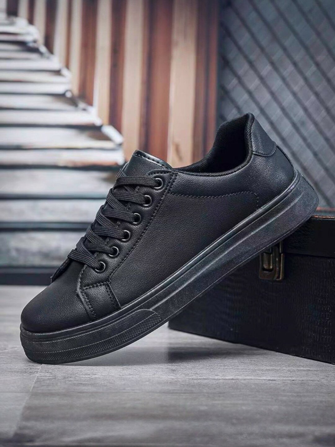 Кроссовки , размер 41, черный-черный — фото 1