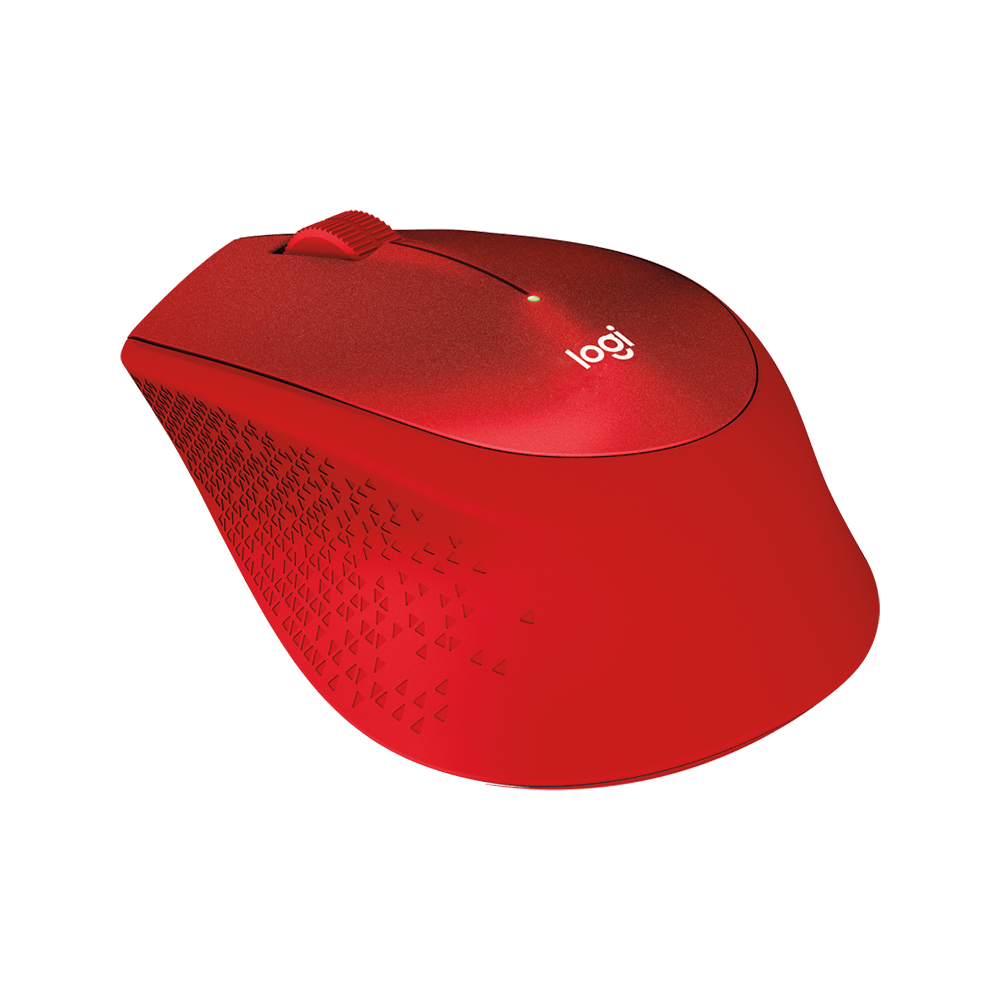 Мышка LOGITECH M330 Wireless Mouse - SILENT PLUS - RED, беспроводная игровая для ноутбука и пк