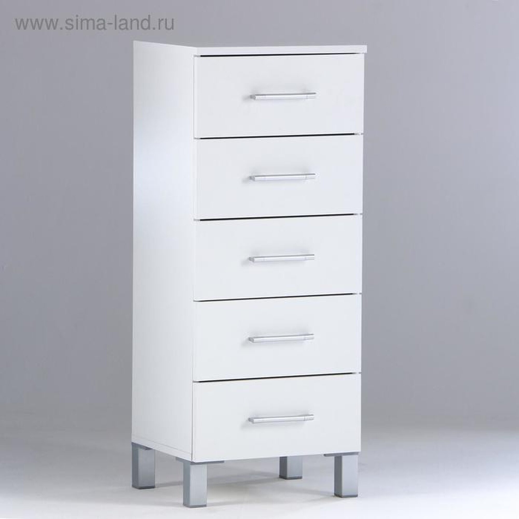 Комод для ванной комнаты  с пятью ящиками  40 х 34 х 98 6 см