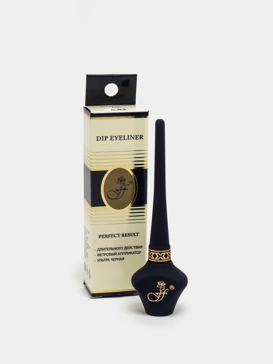 Подводка для глаз FFleur Professional Eyeliner водостойкая Кувшинчик Черная