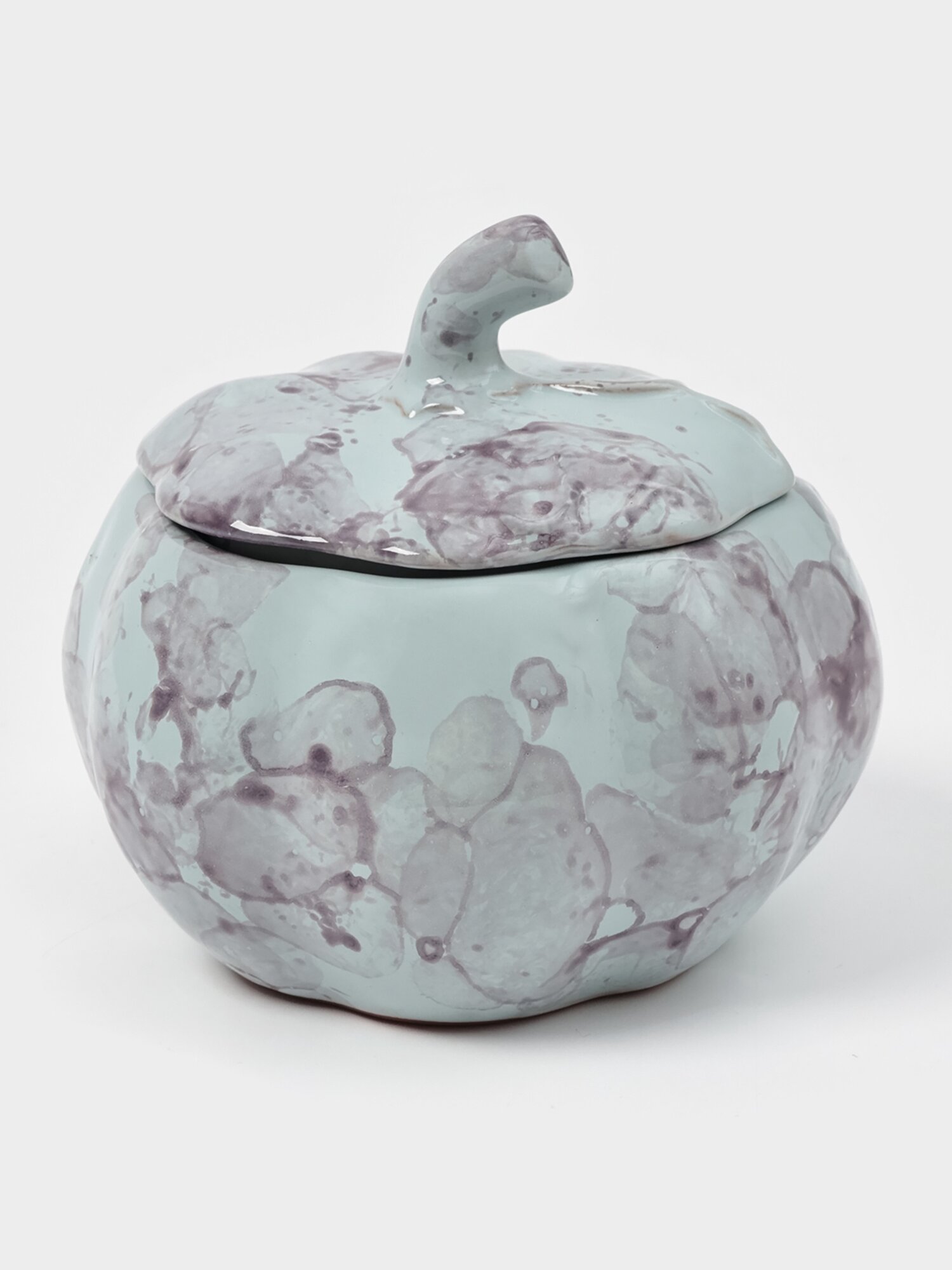 Горшок для запекания Борисовская керамика «Тыква» 600 мл серый