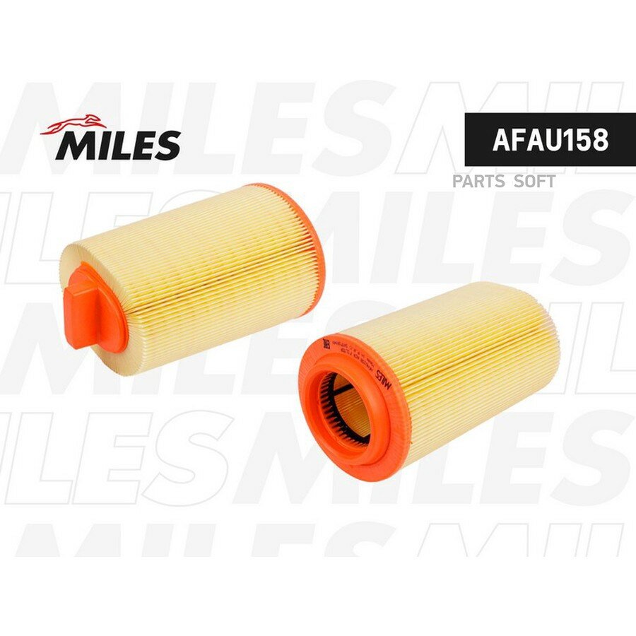 MILES Фильтр воздушный MERCEDES BENZ W203/W204/W211/C209 1.6/1.8 Kompressor (FILTRON AK218/1 MANN C14114) AFAU158