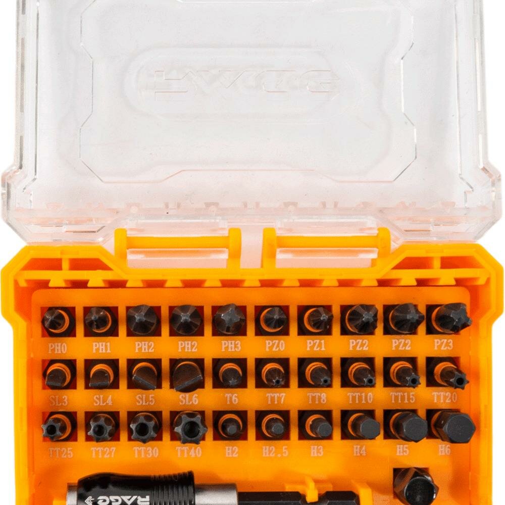 Набор бит магнитных Rage 554107, 32 шт. — фото 1