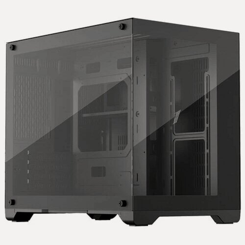 Изображение товара 1STPLAYER Корпус MEGAVIEW MV6 - T Black mATX MV6 - TP - BK