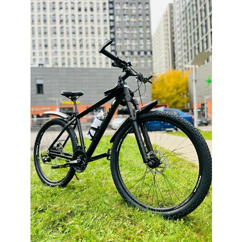 Горный велосипед GROM, городской, 27.5 дюймов / взрослый, мужской и женский для прогулки / скоростной, спортивный велик черный