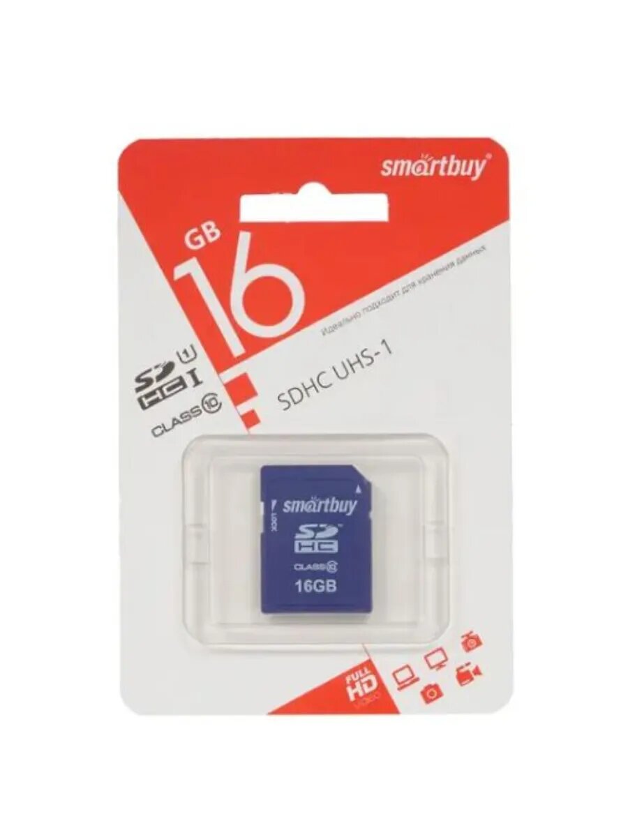 Карта памяти Ultra Speed SDHC 16 ГБ SB16GBSDHCCL10 Class 10