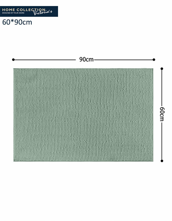 Коврик Seward Park Home для ванной 60x90 см нескользящий универсальный зеленый