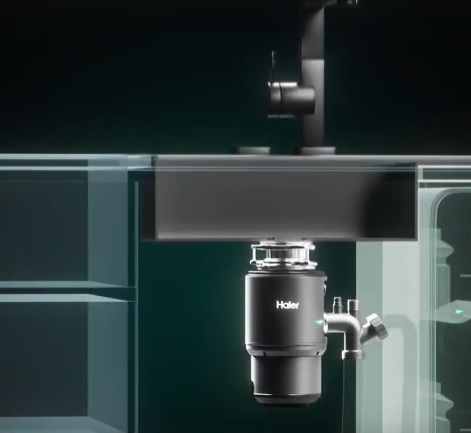 Измельчители Пищевых Отходов Xiaomi Измельчитель пищевых отходов Haier HDM-1375B, мощность 750 вт