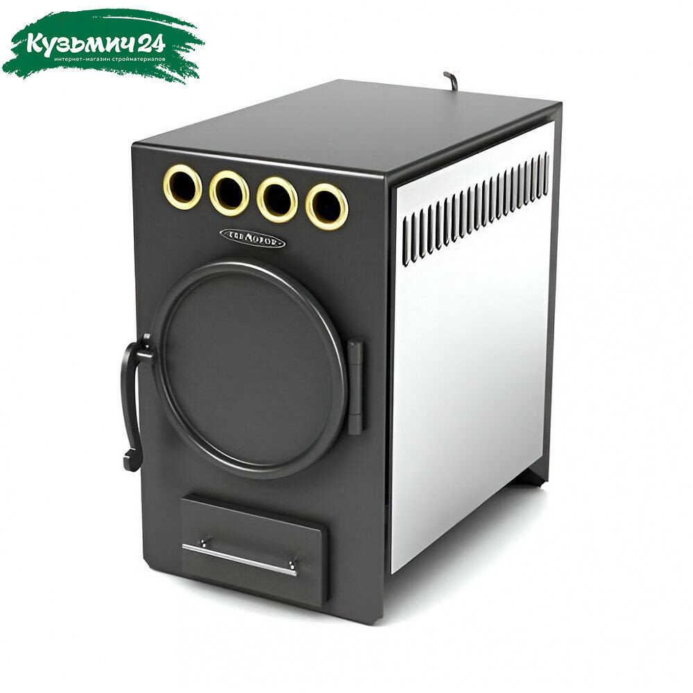 Печь отопительная TMF Нормаль-2 турбо антрацит 6 кВт d120 мм до 120 куб. м