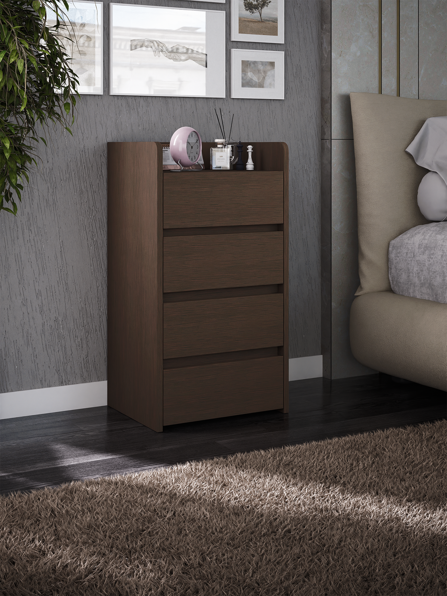 Тумба MFMaster Vitto-155 40 x 32.2 x 74.2 см