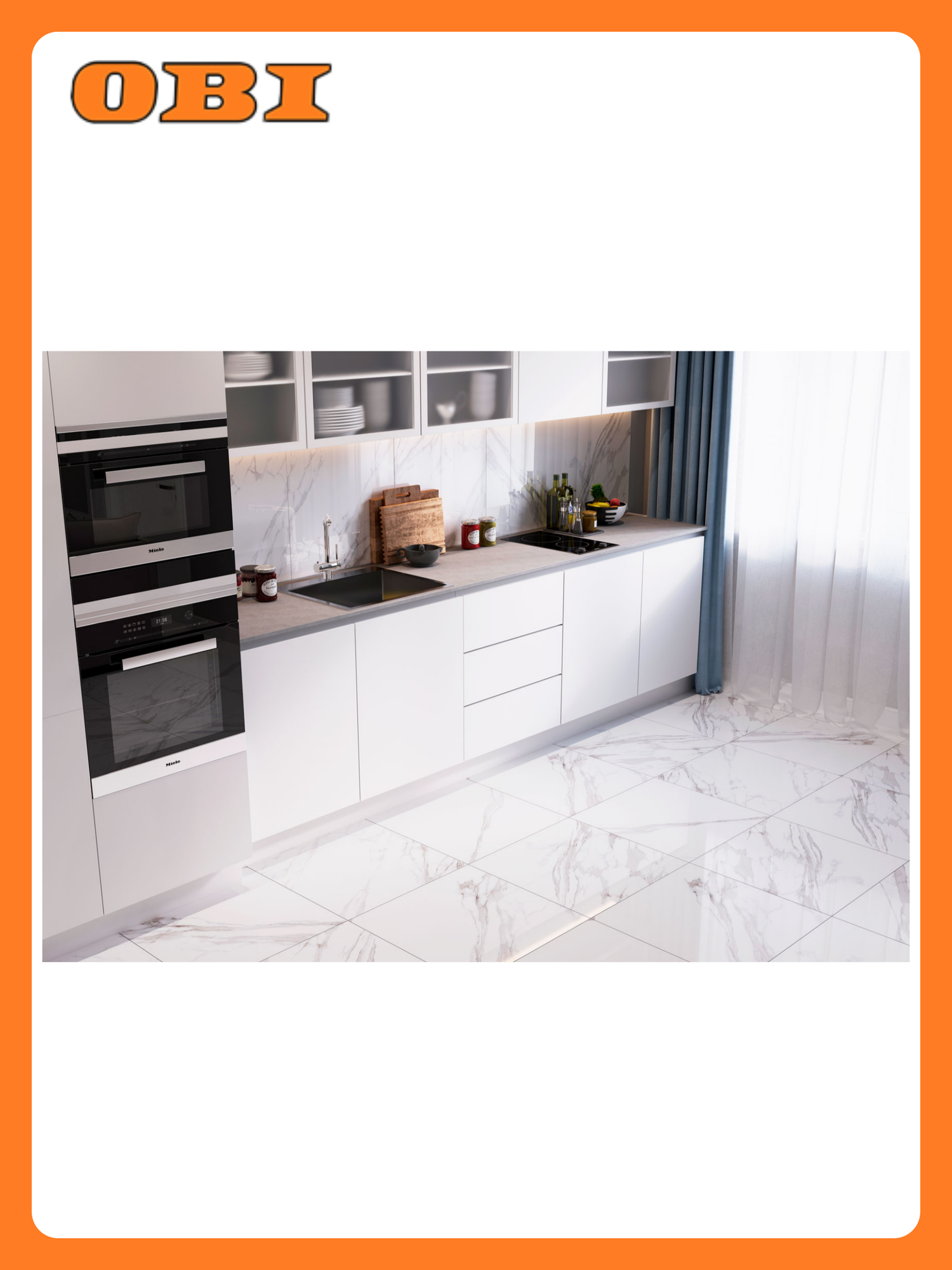 Керамогранит STARO Oasis 60x60 см ректифицированный белый мраморный эффект