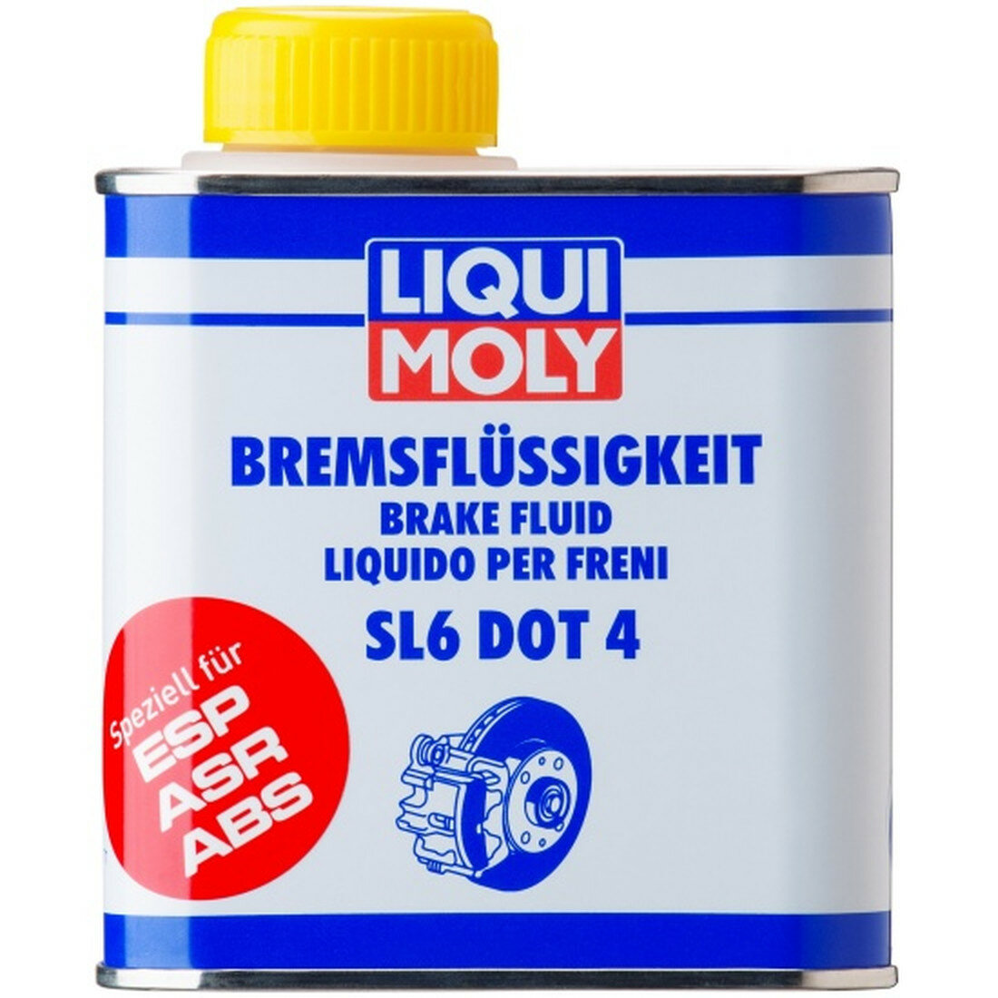 Тормозная жидкость Liqui Moly Bremsflussigkeit SL6 DOT 4 0.5 л