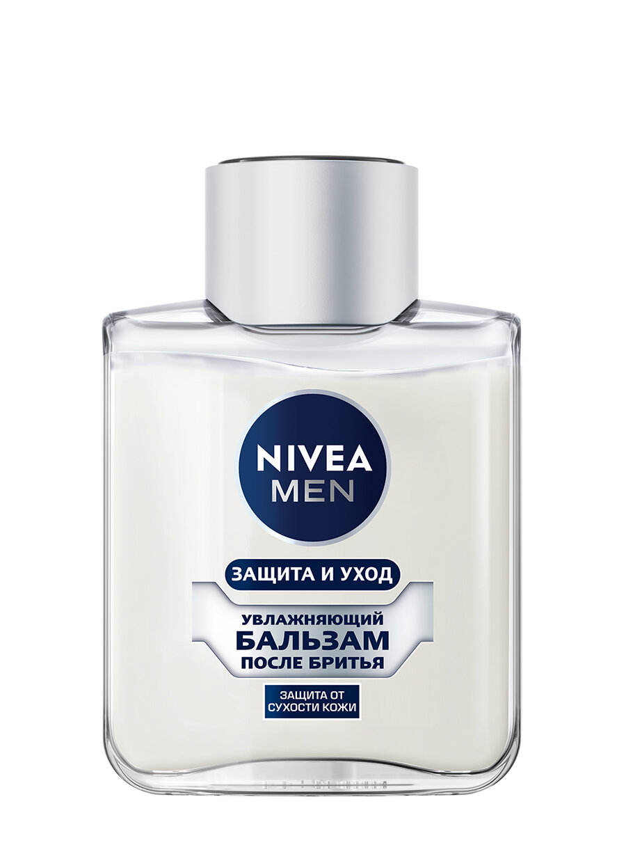 Увлажняющий бальзам после бритья NIVEA MEN "Защита и уход" против сухости кожи, 100 мл. — фото 1