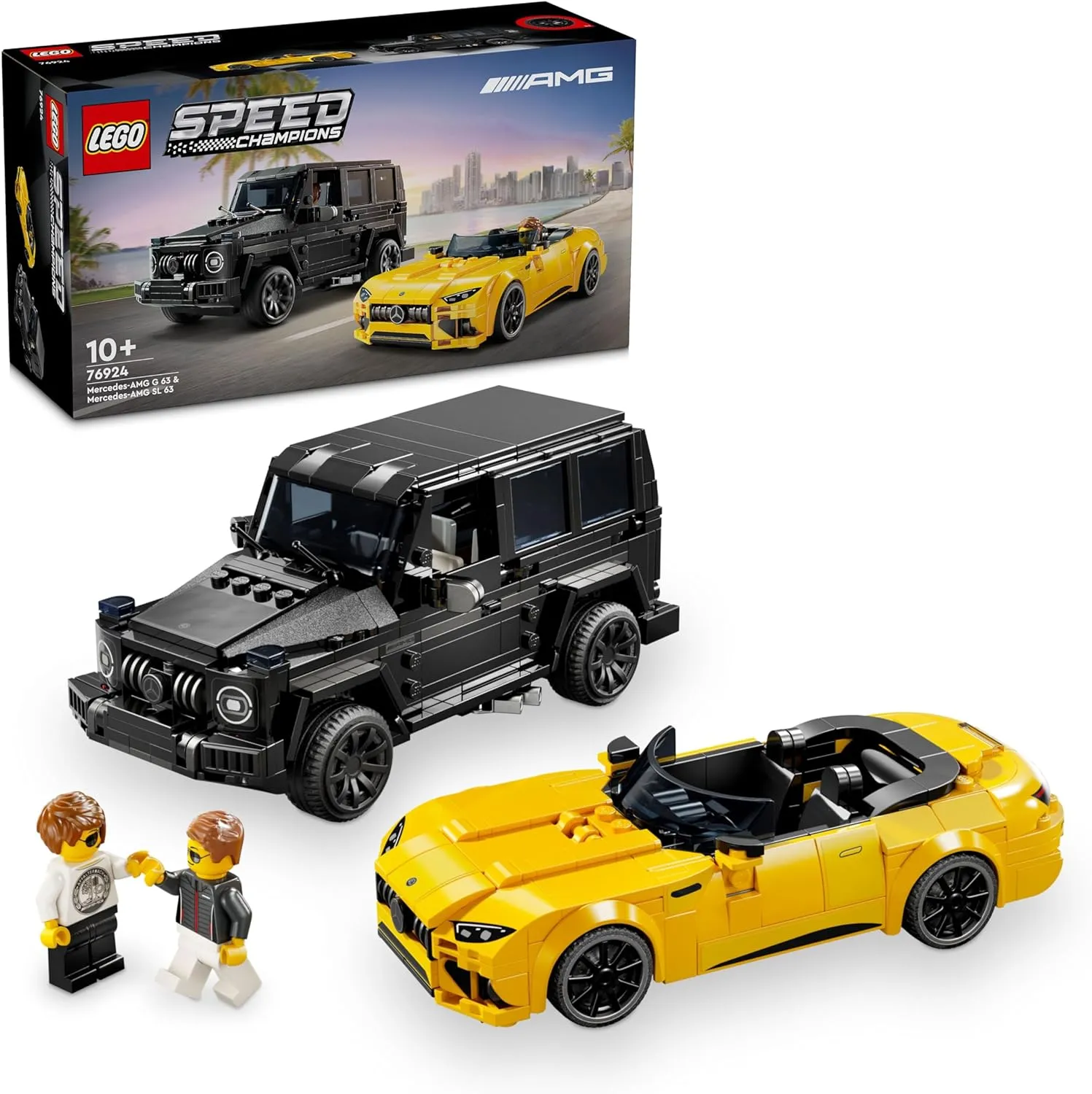 Конструктор LEGO 76924 Speed Champions Mercedes-AMG G 63 & Mercedes-AMG SL 63, 808 дет.