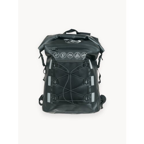 Герметичный рюкзак, герморюкзак, 25л, черный