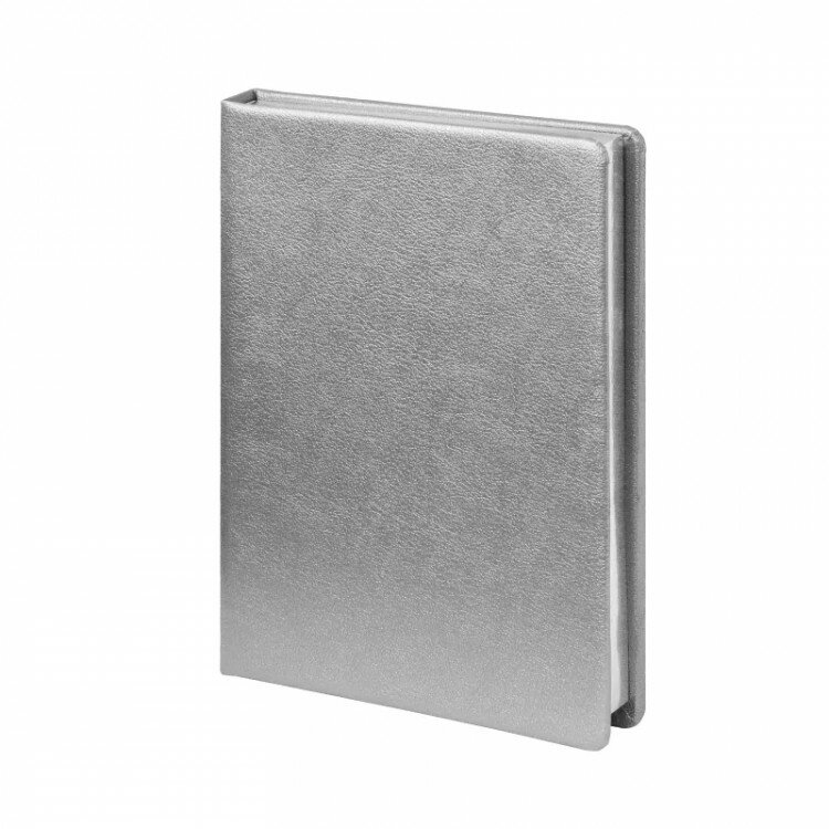 Ежедневник недатированный Attache Selection Metal, А5, 160 л, серебро