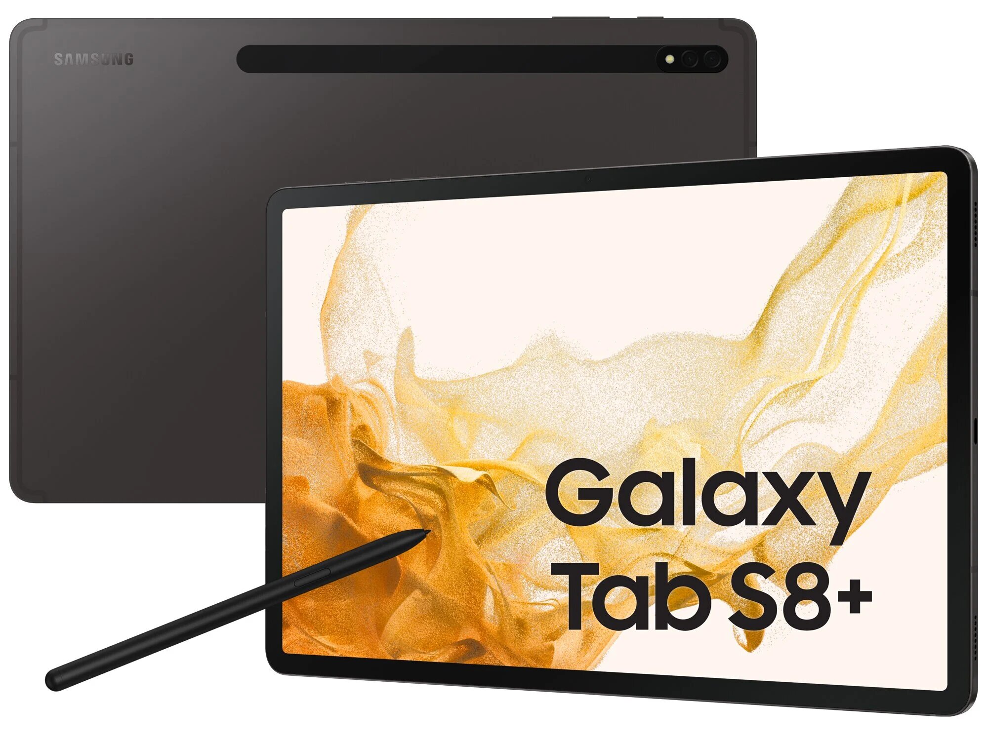 Планшет Samsung "Galaxy Tab S8+" 8/128 GB, серый, Android 12