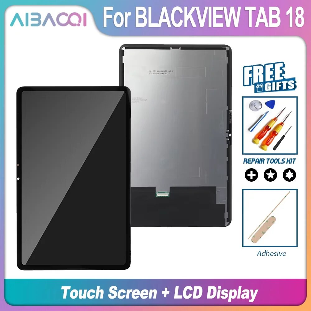 Совершенно новый 120-дюймовый 1200*2000 пикселей FHD для Blackview TAB 18 Tab 20 WIFI ЖК-дисплей и сенсорный экран замена модуля дисплея Tab 18