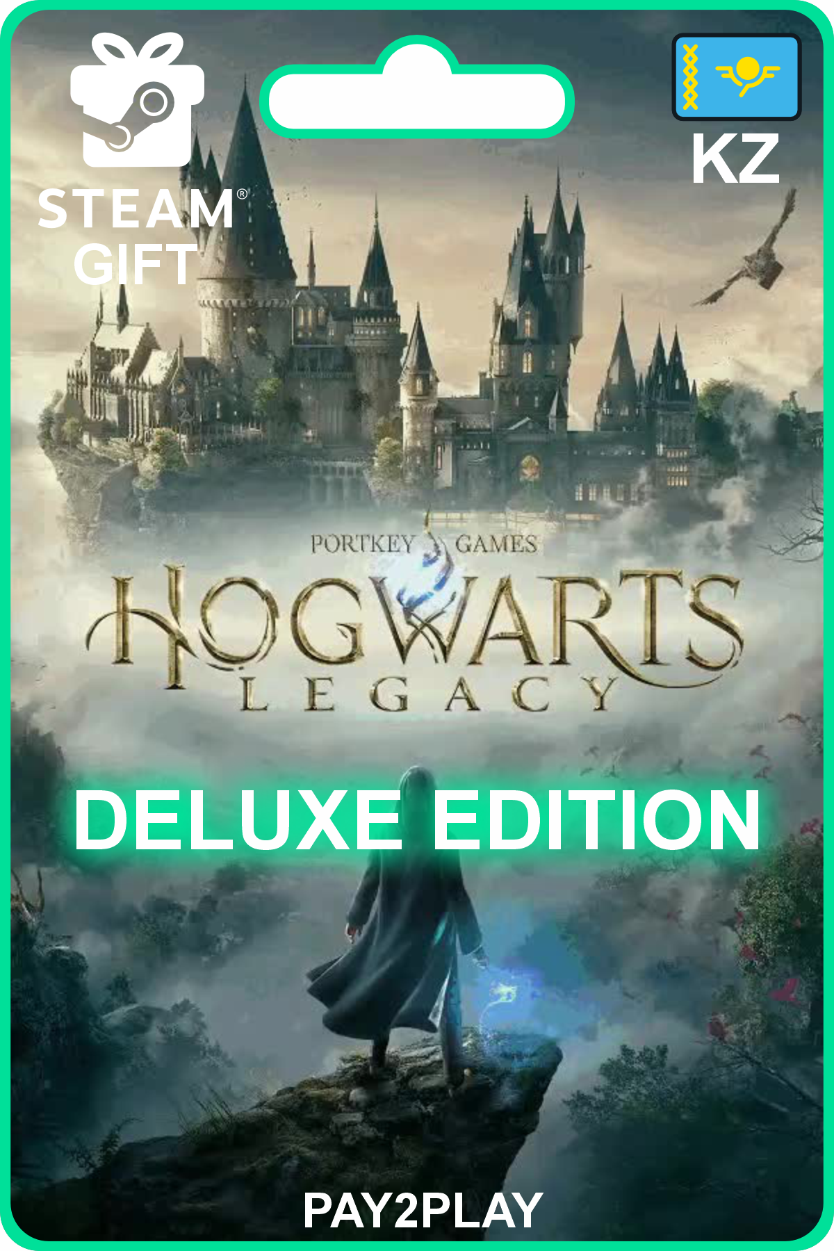 Игра Hogwarts Legacy Digital Deluxe Edition - гифтом (подарком) / STEAM, PC (ПК) / Казахстан + Украина