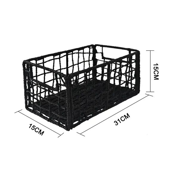 Короб-органайзер черная бумага S KONSENSA KUB