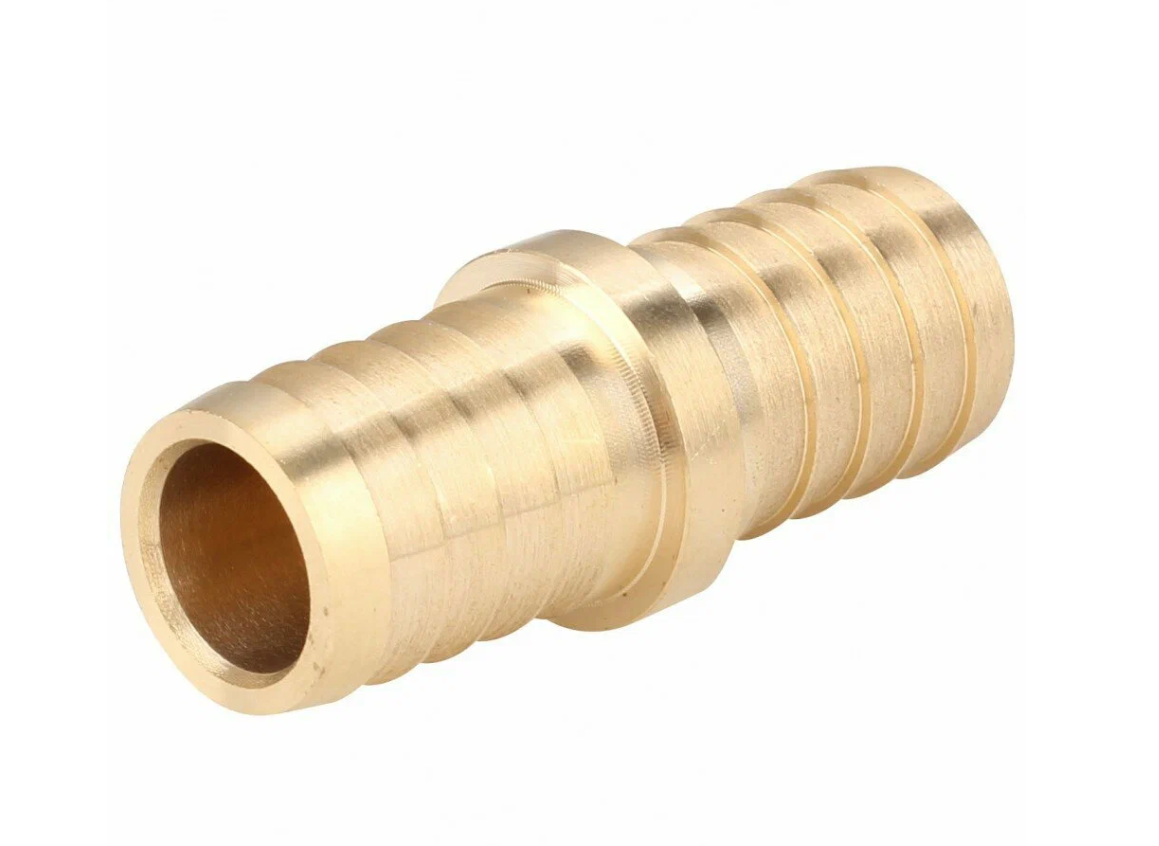 Соединитель для шланга GAPPO G1236.10 D10 штуцер латунный диаметр 10 мм