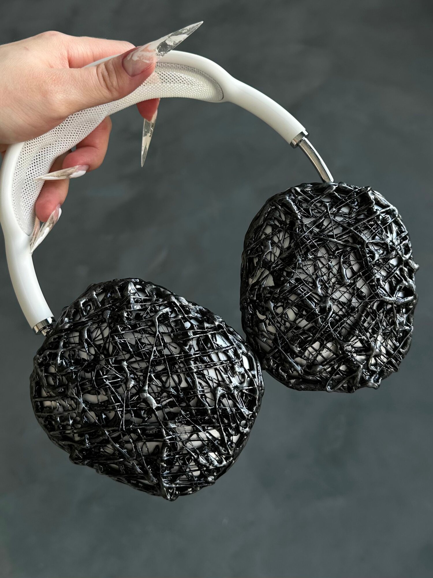 Чехол на AirPods Max Металлик, чехлы на наушники аирподс макс, для наушников