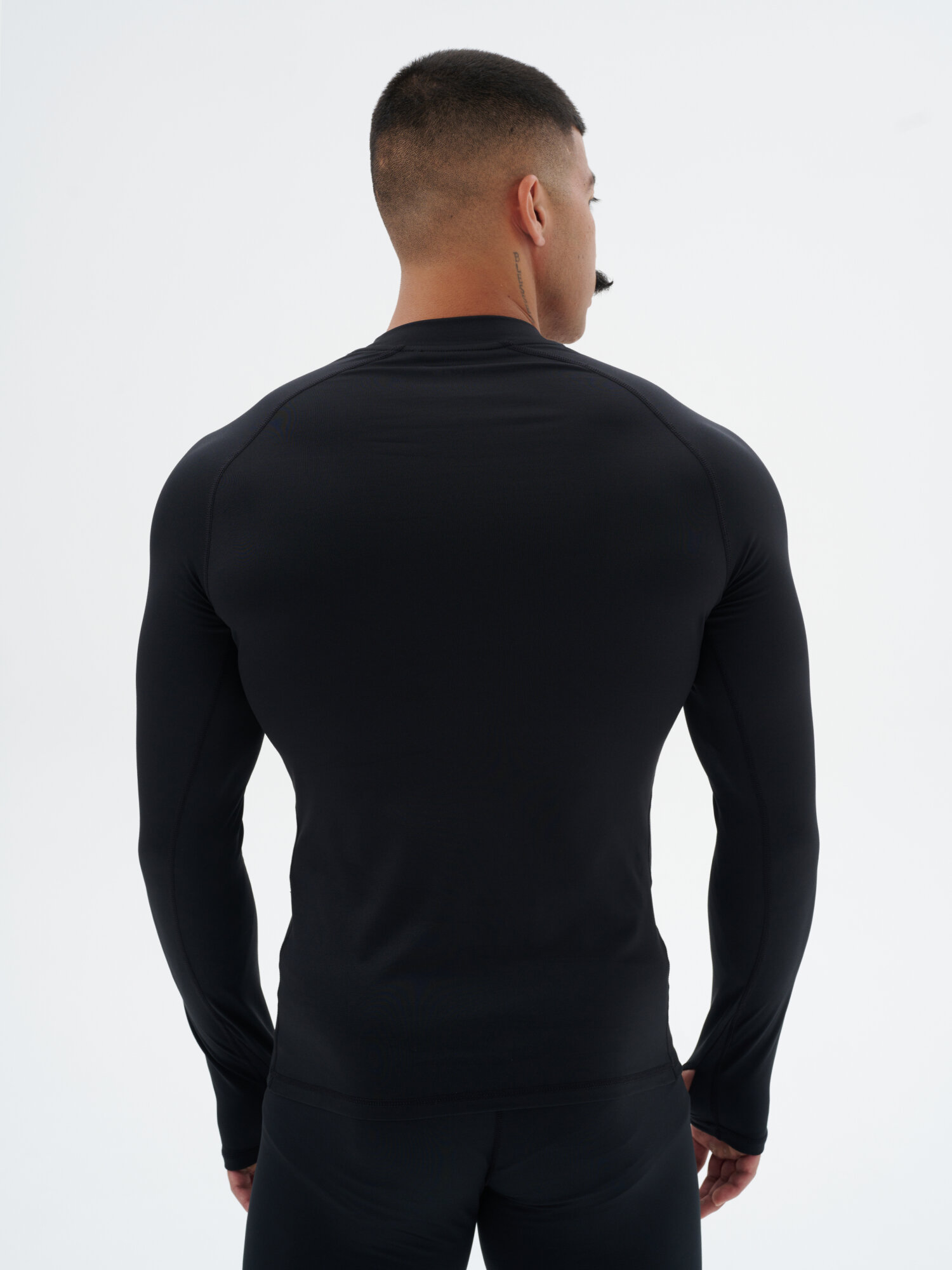 Термолонгслив RANK HEAT-TEX Compression Long Sleeve, размер S, черный — фото 1