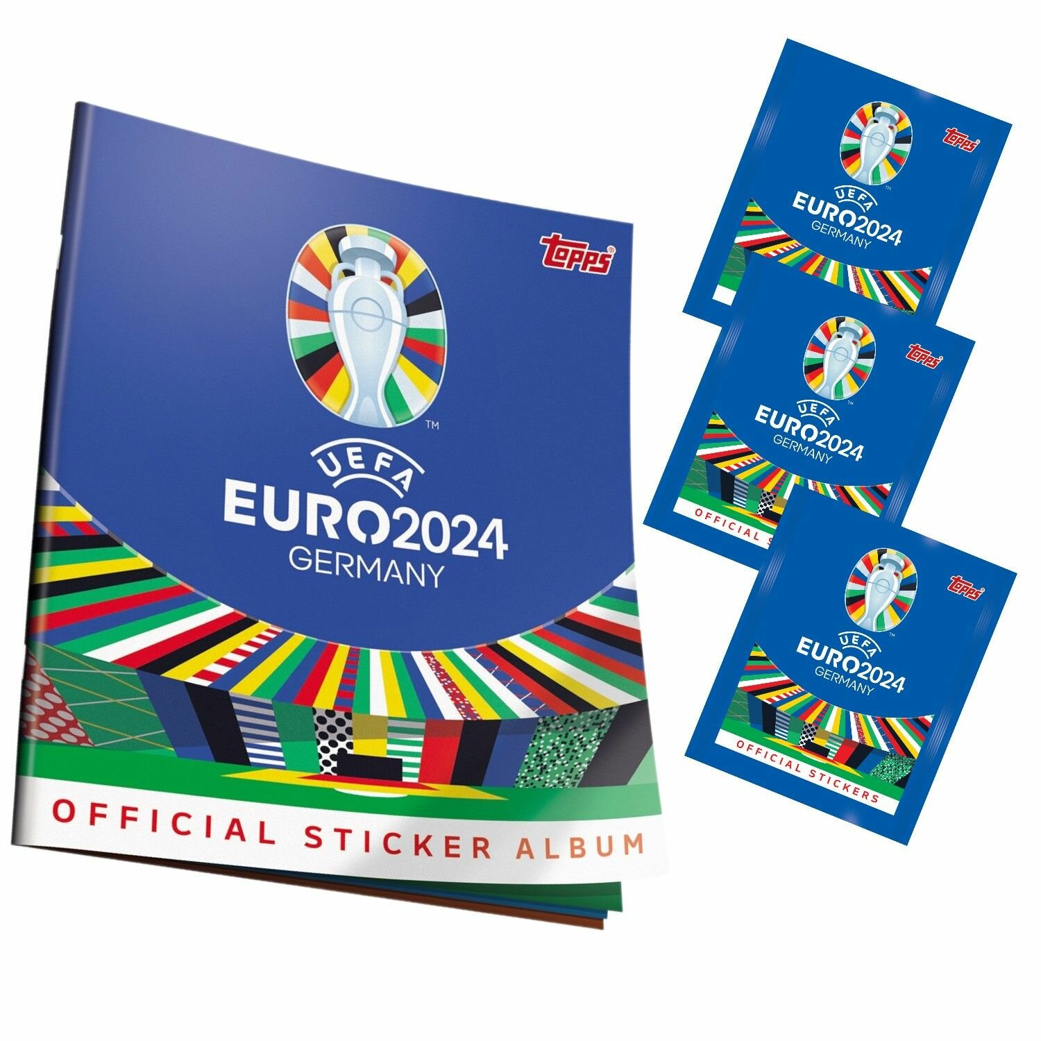 Стартовый набор EURO 2024 альбом и 24 наклейки