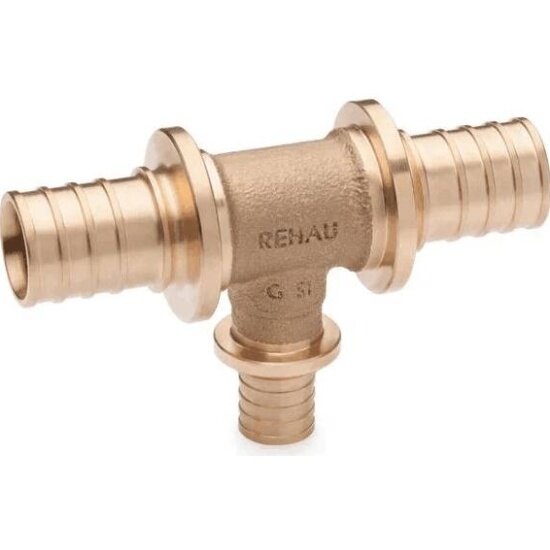 Тройник Rehau RAUTITAN PLATINUM RX+ 32 25 32 бронза (RX+)