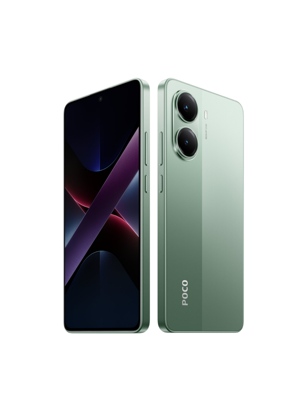 Смартфон от бренда Poco X7 Pro 5G 12/512 GREEN EU, портретная съемка — фото 1