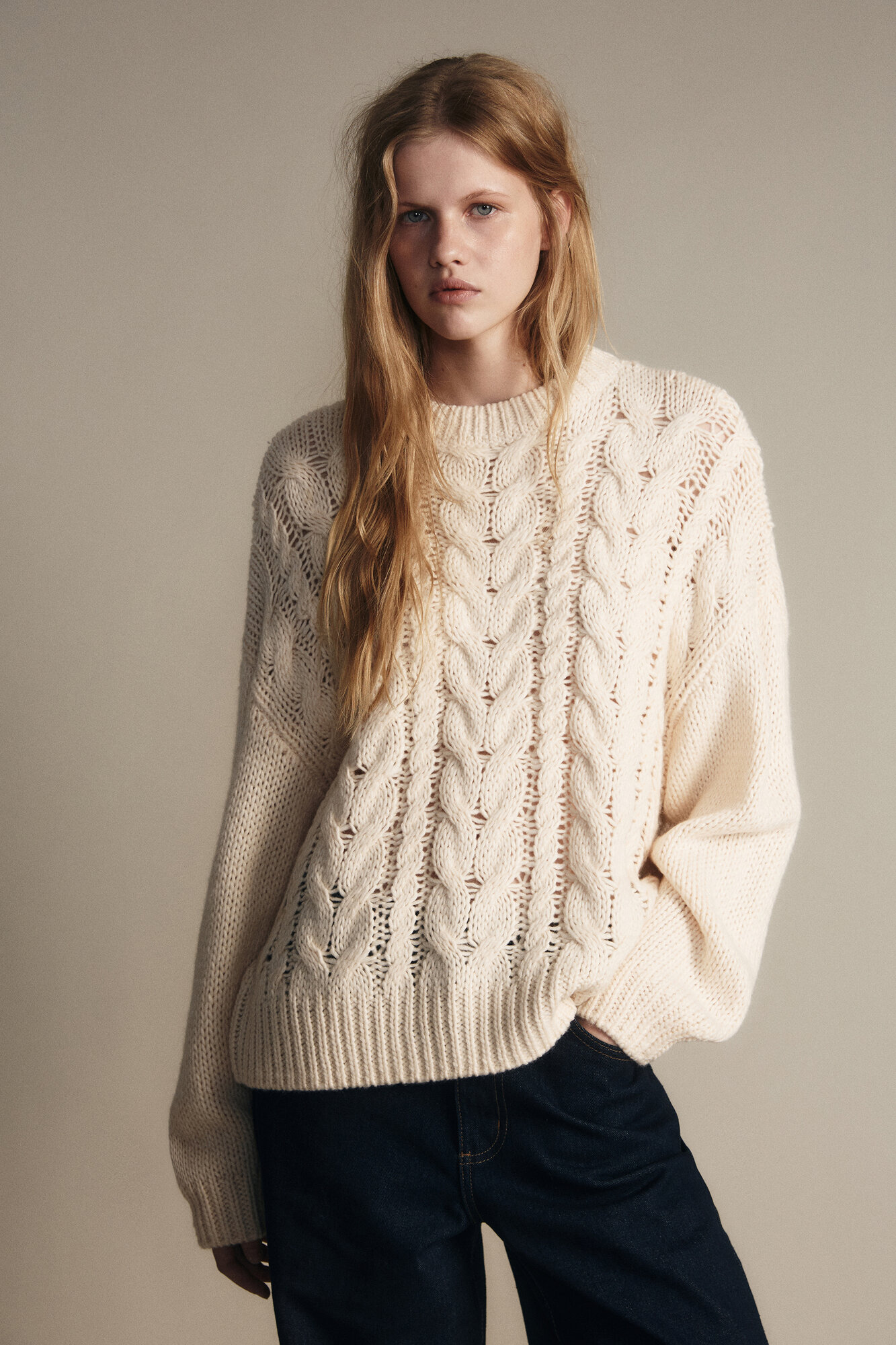 Джемпер Befree Exclusive online, размер M, молочный — фото 1