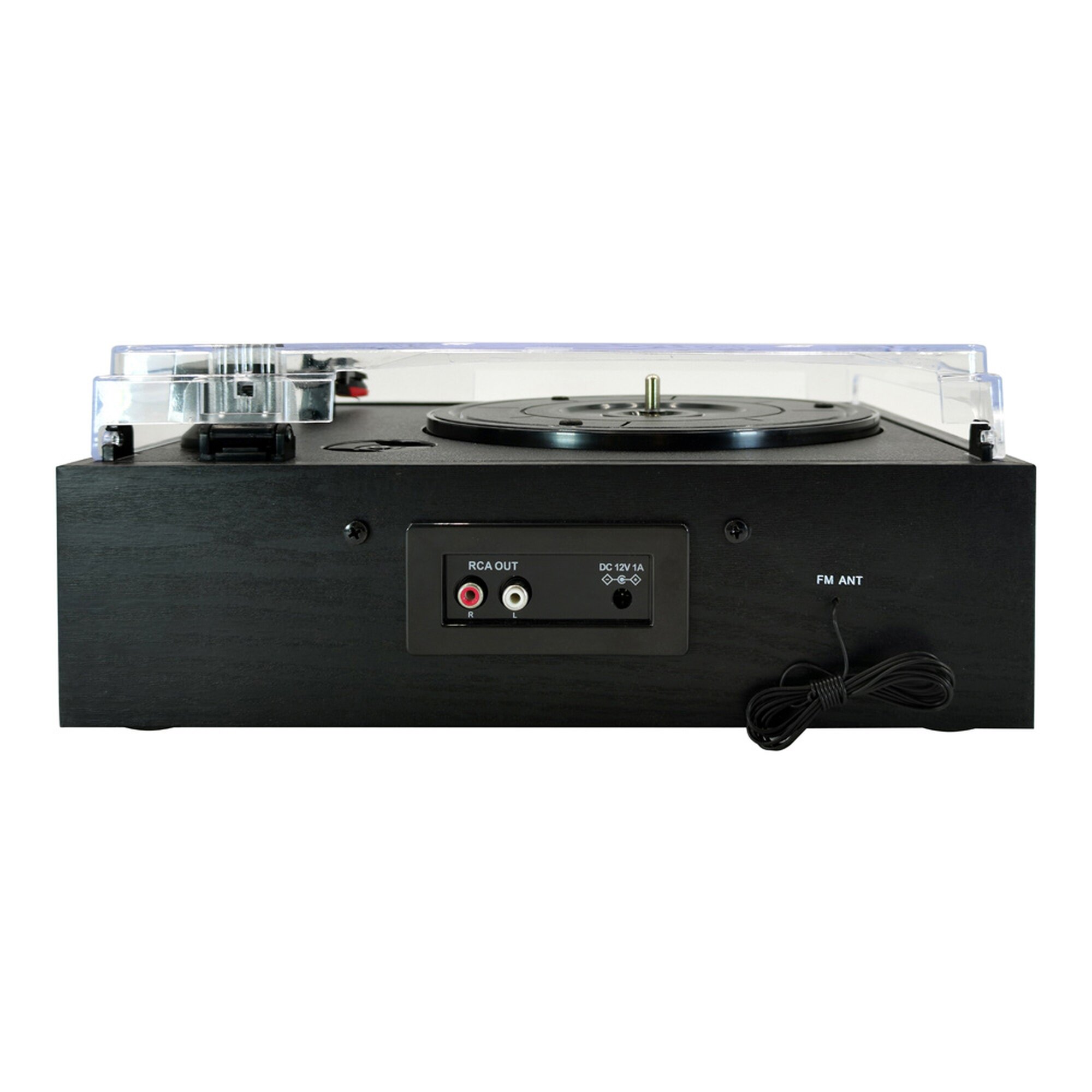 Ritmix LP-200B black проигрыватель винила, ременной привод, черный