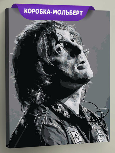 Изображение товара Картина по номерам на холсте с подрамником "КиШ Король и Шут: Михаил Горшенев 1" Раскраска 40x50 см, Мужчины