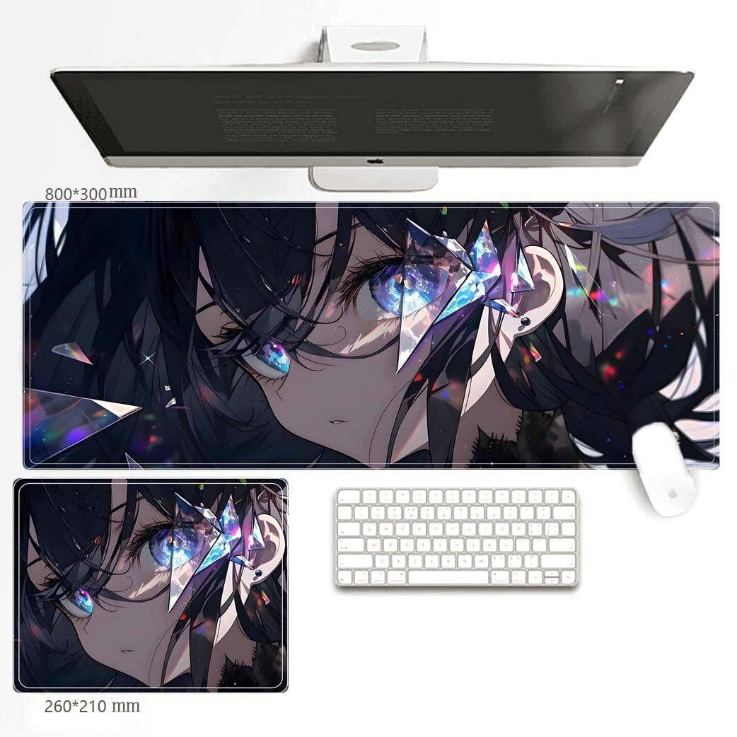 Коврик для компьютера и мыши "800x300x4", резина/ткань, игровой, 800x300x4мм