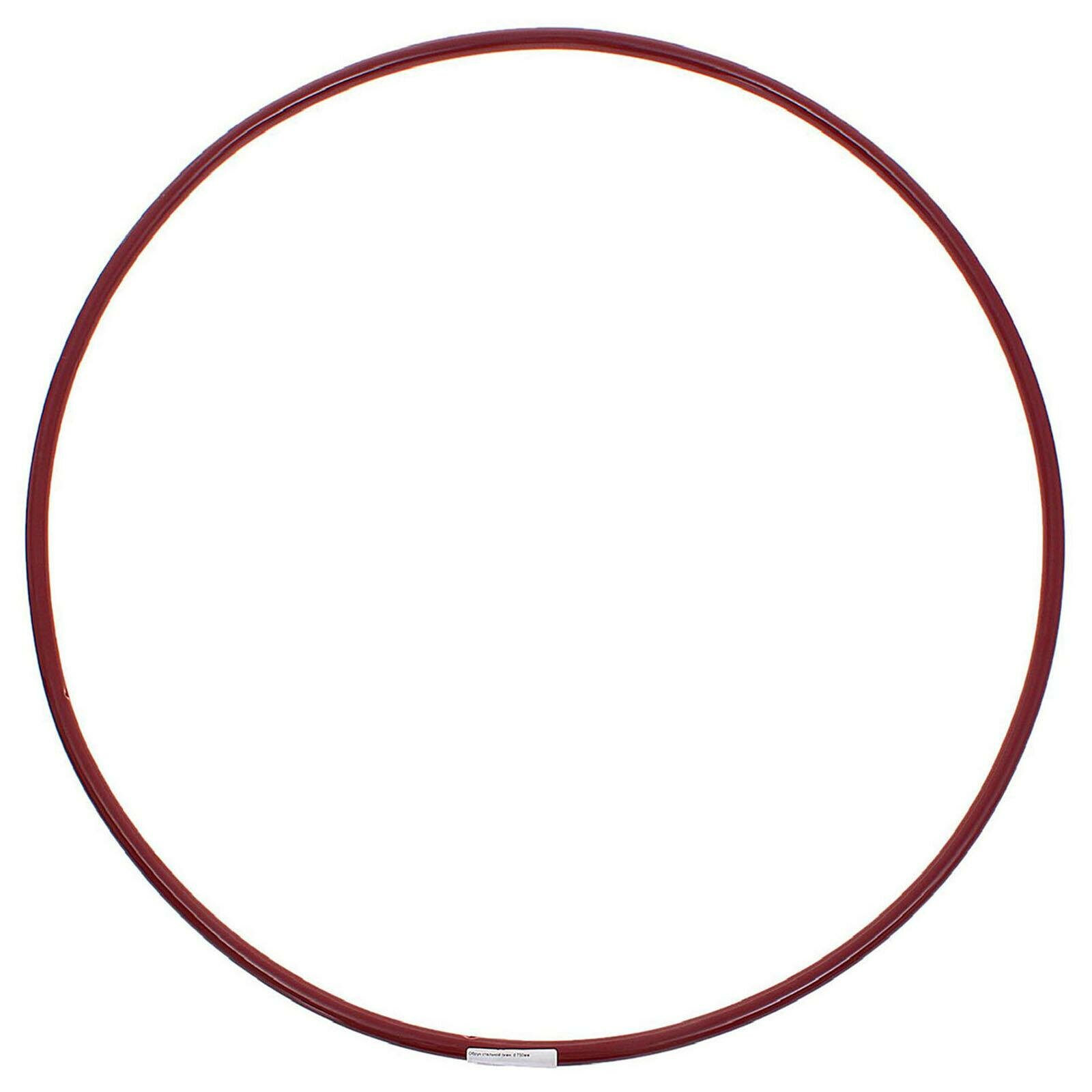 Обруч гимнастический стальной диаметр 75 см вес 700 г цвет микс