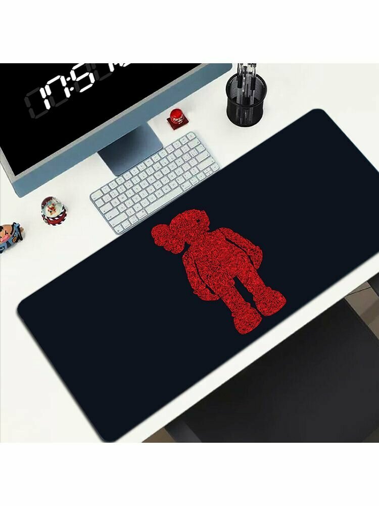 Игровой коврик KAWS "Art Cowes", противоскользящий, нескользящая основа, 400 см x 90 см