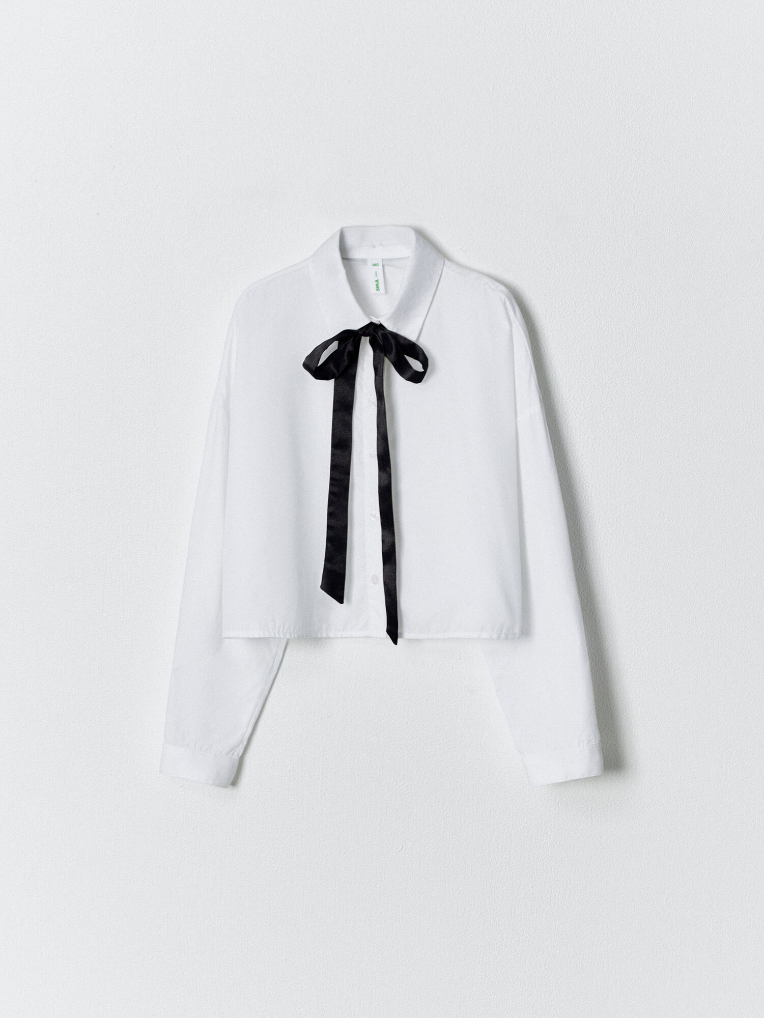 Школьная блуза Sela размер 134 белый