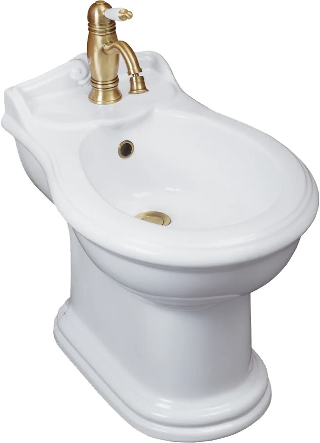 Биде напольное Migliore Impero 20781 глянцевое белое