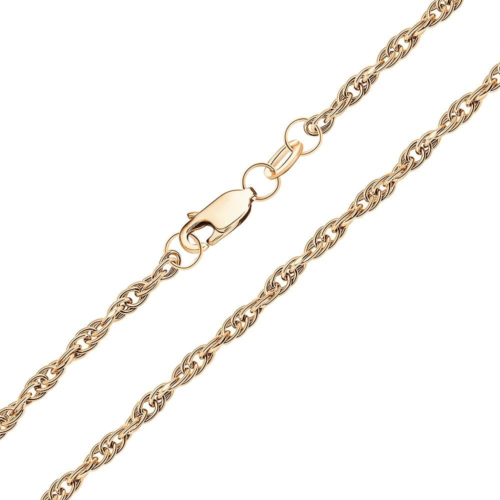 Цепь красное золото, 585 проба