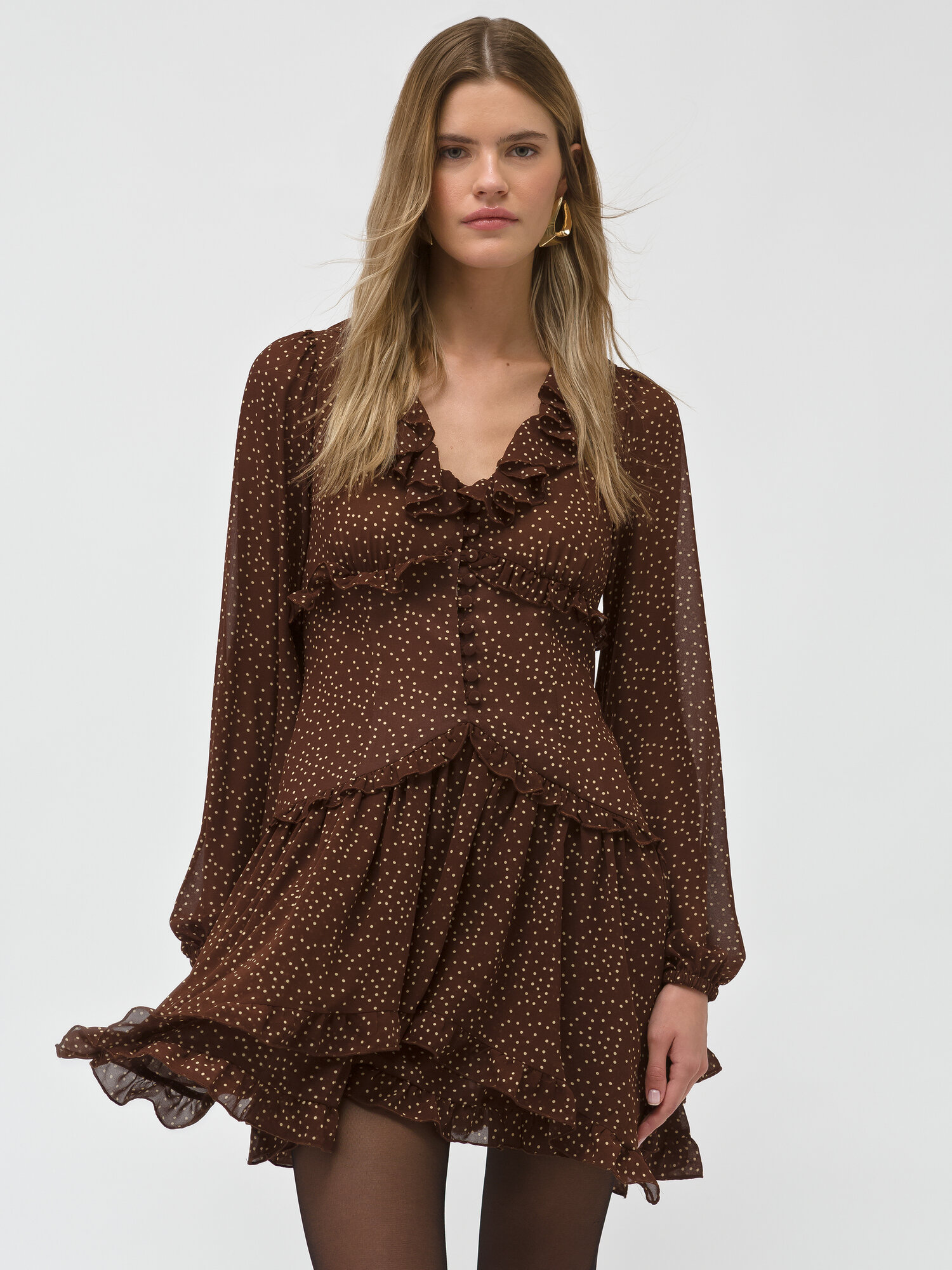 Платье Vittoria Vicci, размер M, кофейный